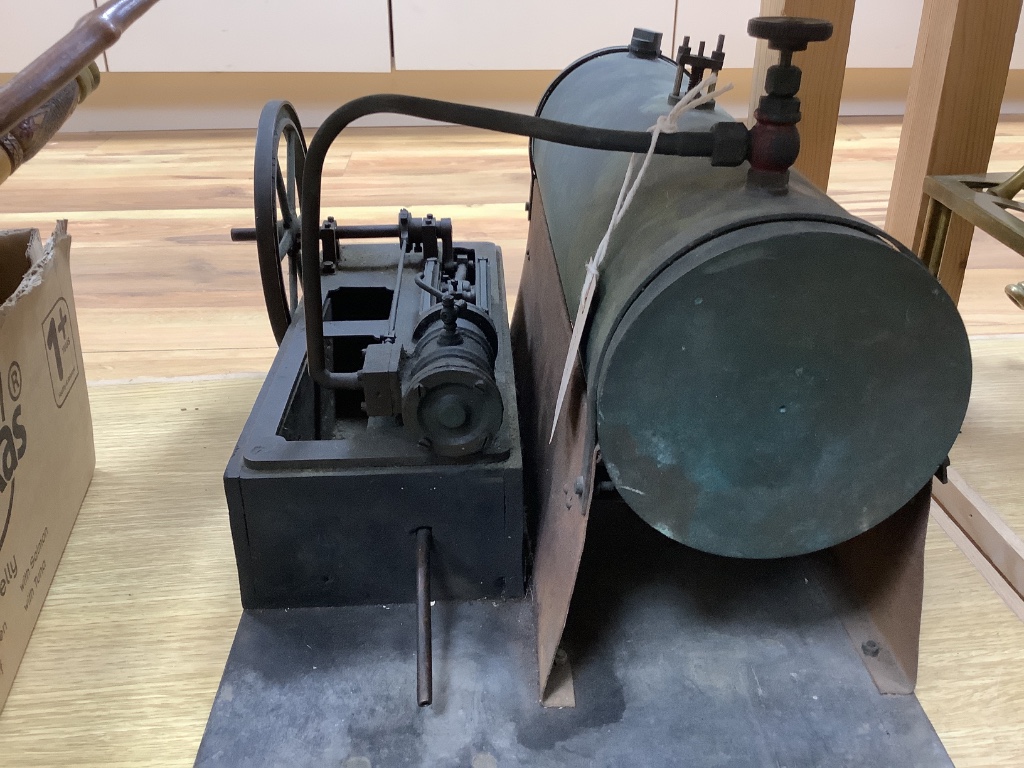 A live steam stationary engine